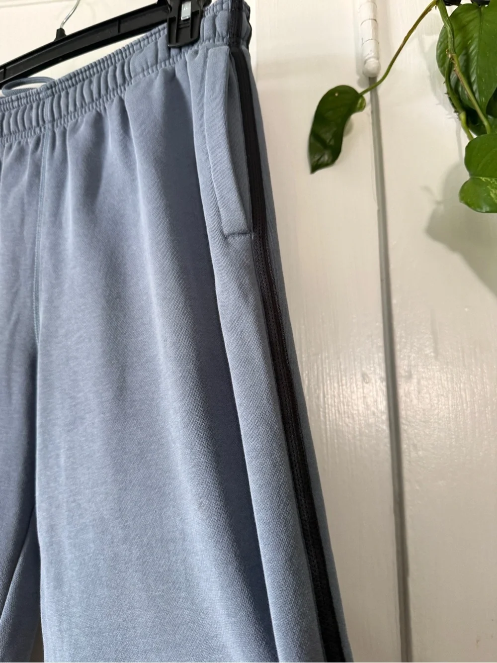 adidas Men's Slate Blue Joggers with Elastic Waist size M